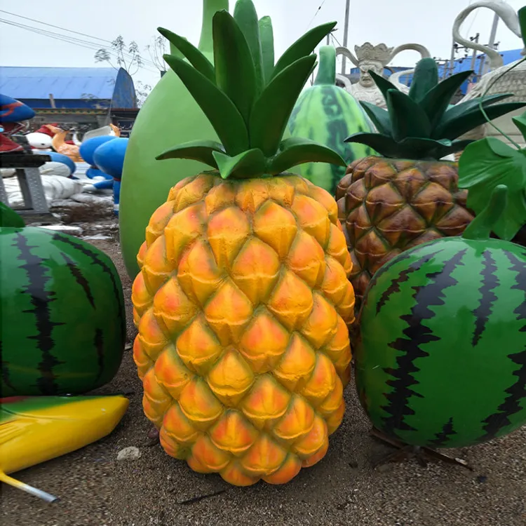  Dekorasi Taman Fiberglass Berkualitas Tinggi Buah Patung 