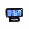 Digital Car Auto Thermometer Time Alarm Clock Indoor Outdoor temperature meter LCD display