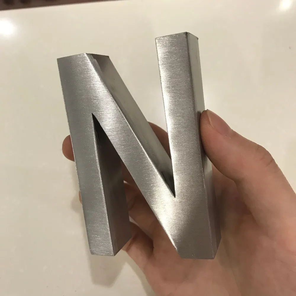 Different Style Decorative Free Standing Letters 3d Signs Stainless