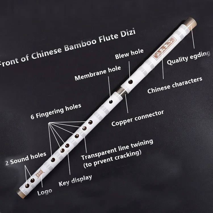 

WindInstrument Professional Tune Bamboo Flute Making C D E F G Key Dizi Bamboo Flute, As picture showed