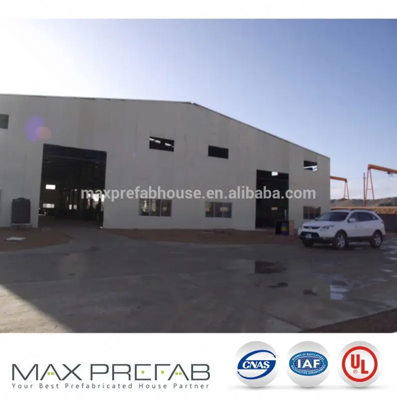 W2736 Libya cheap price steel structure low-cost pre-made low cost warehouse