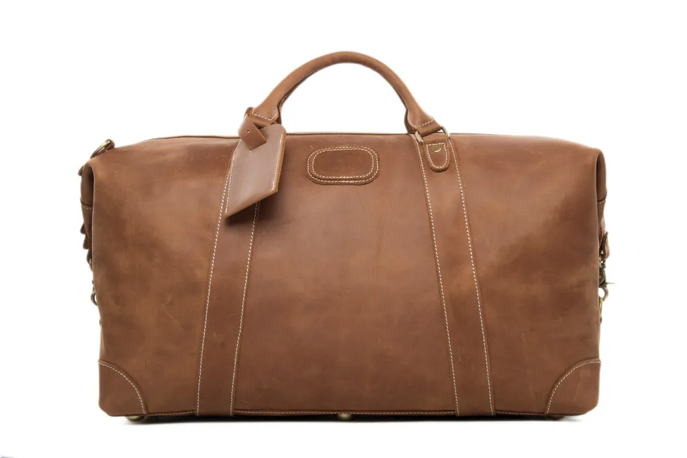 vintage leather holdall