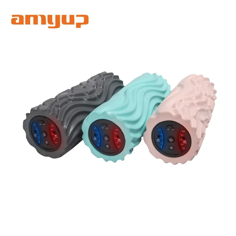 

Travel massage foam roller set muscule customize vibrating massage foam roller, Blue, red, purple, pink, customized color