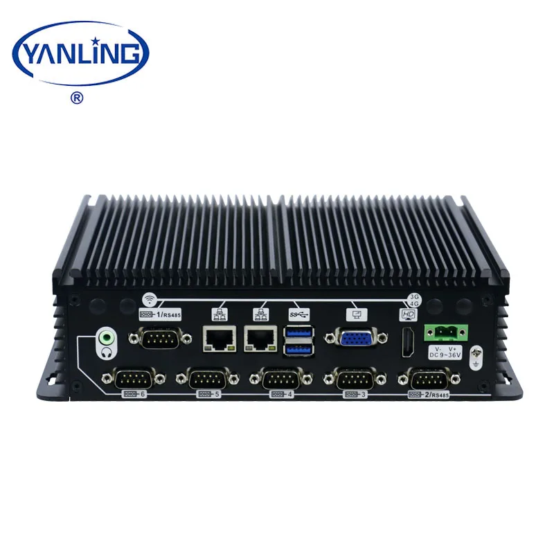 

Wide voltage Embedded Barebone system Onboard 4G RAM Intel J1900 Industrial computer 2 lan port support WIFI 3G 4G