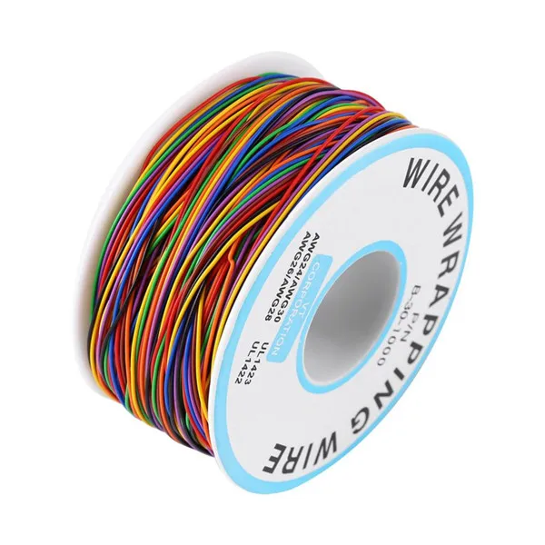 Cable el/éctrico colorido P//N B-30-1000 280M Cable de prueba de cobre de envoltura de aislamiento de 8 hilos de color