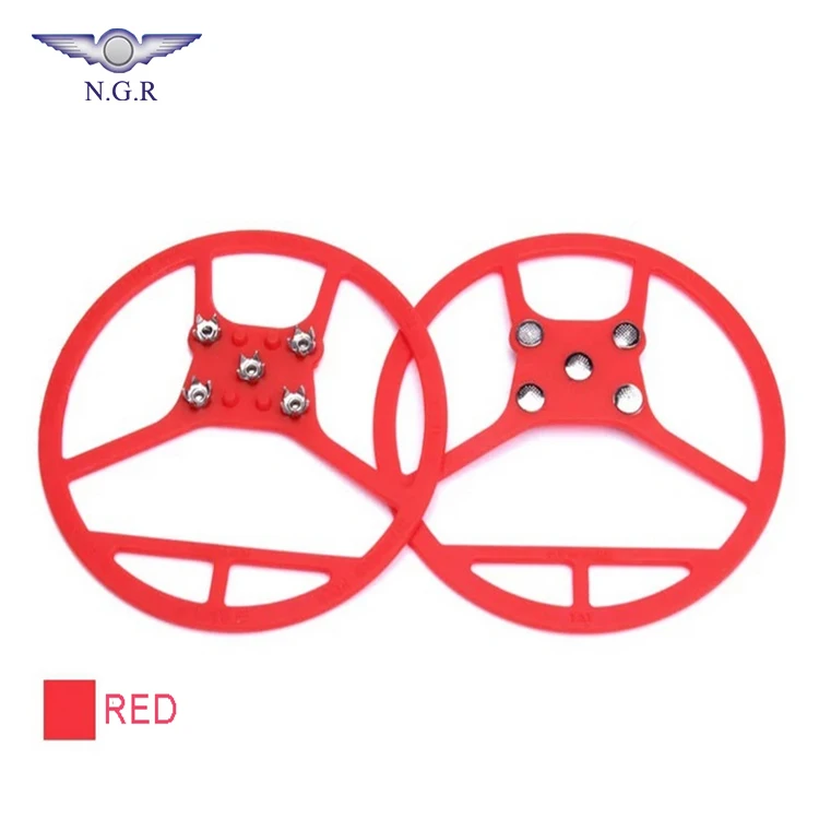 Outdoor professional safety cleats shoes anti-slip snow rubber ice gripper