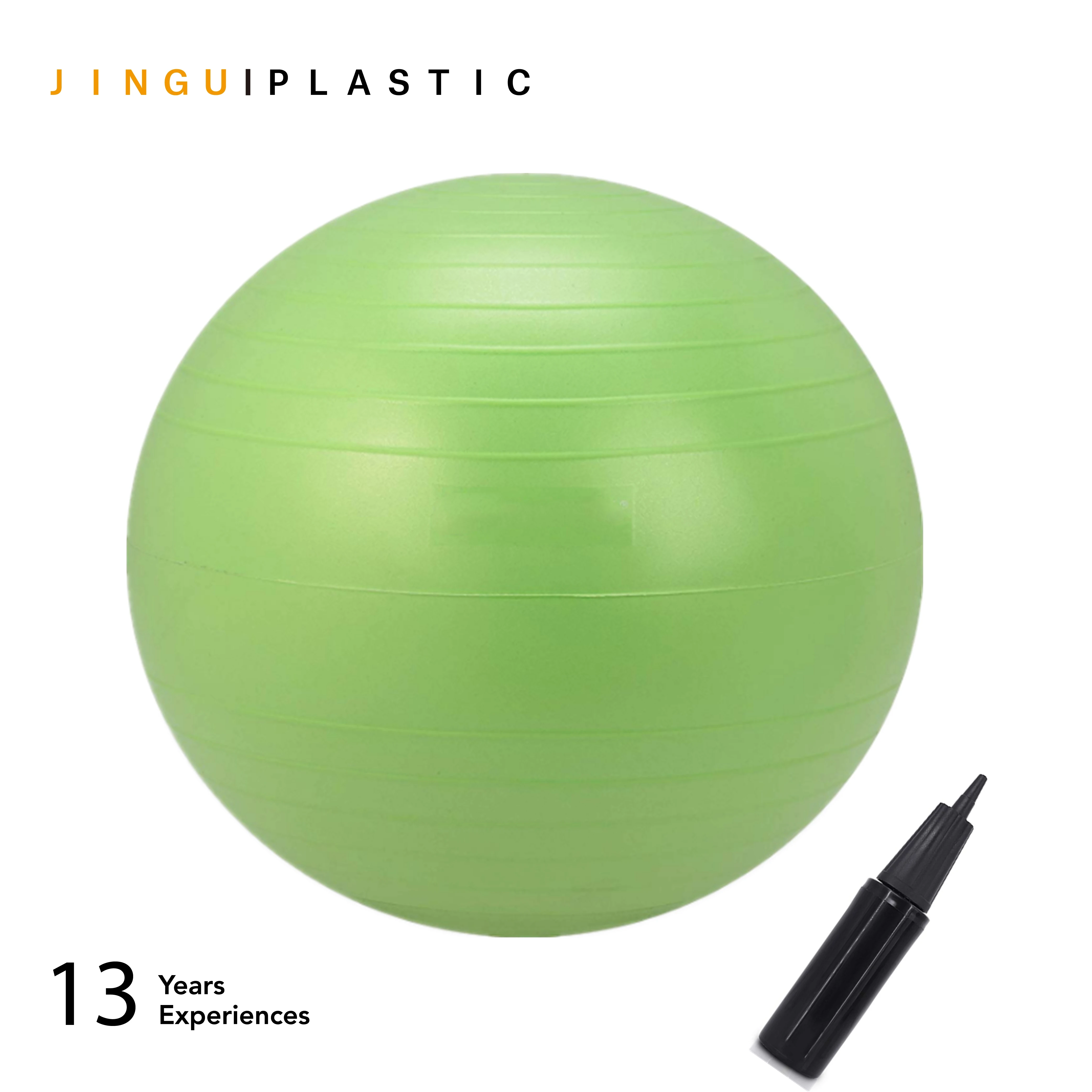 
55cm gym colorful yoga exercise balls with hand pump 