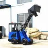 EPA Tier 4 diesel engine powered articulating fork loader 910 with skid loader attachments coupling plate