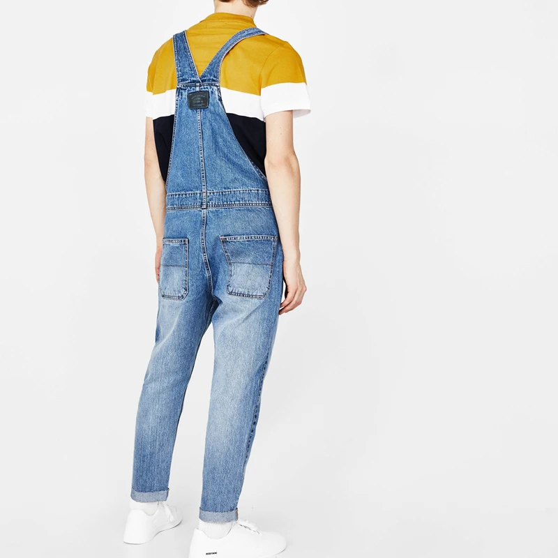 blue mens dungarees