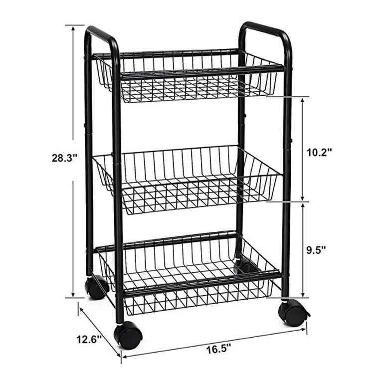 Vasagle 3 Tire Metal Rolling Cart Metal Frame Storage For Kitchen Utility Trolley With Handles Removable Shelves Buy Antique Metal Cart Wheels Metal Laundry Cart With Wheels Serving Cart With Wheels Product On Alibaba Com