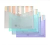 Office filing supplies A4 pp button file folders/document file bag