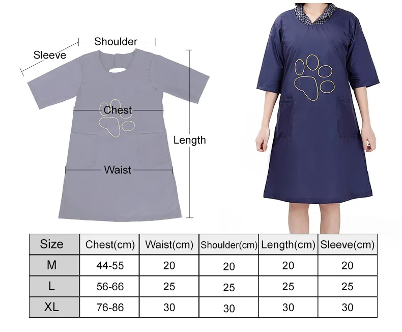 Nylon Waterproof Pet Grooming Apron Apparel Accessories Dog Grooming