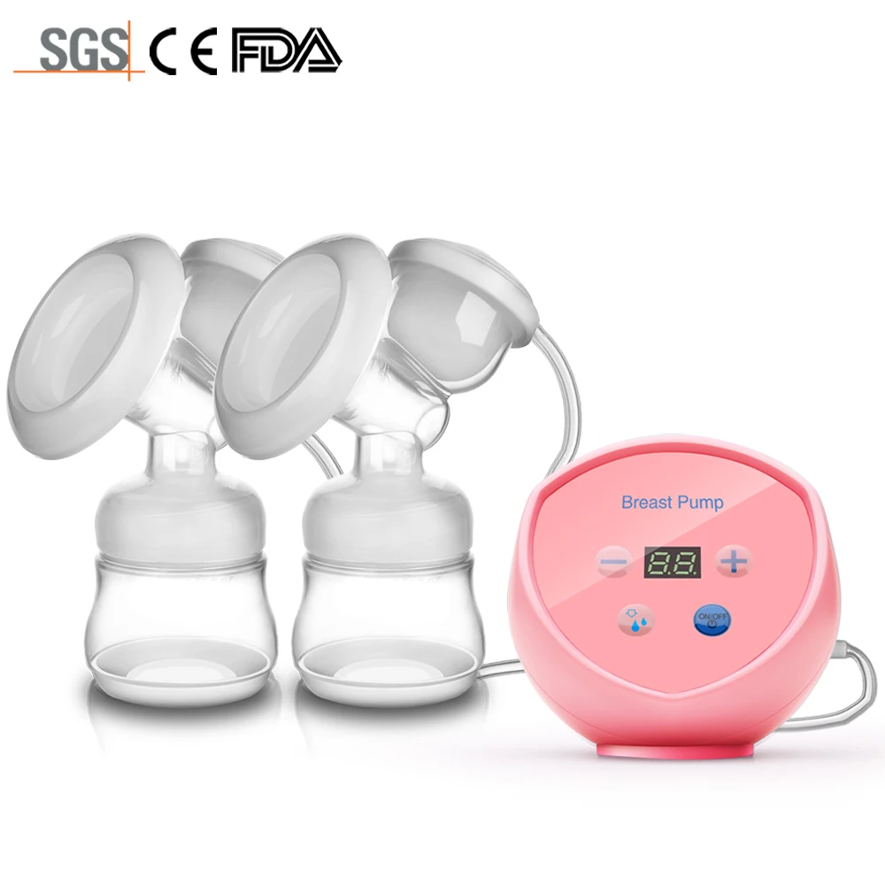 Electric double breast pump BPA Free and 100% Food Grade double breastfeeding pump
