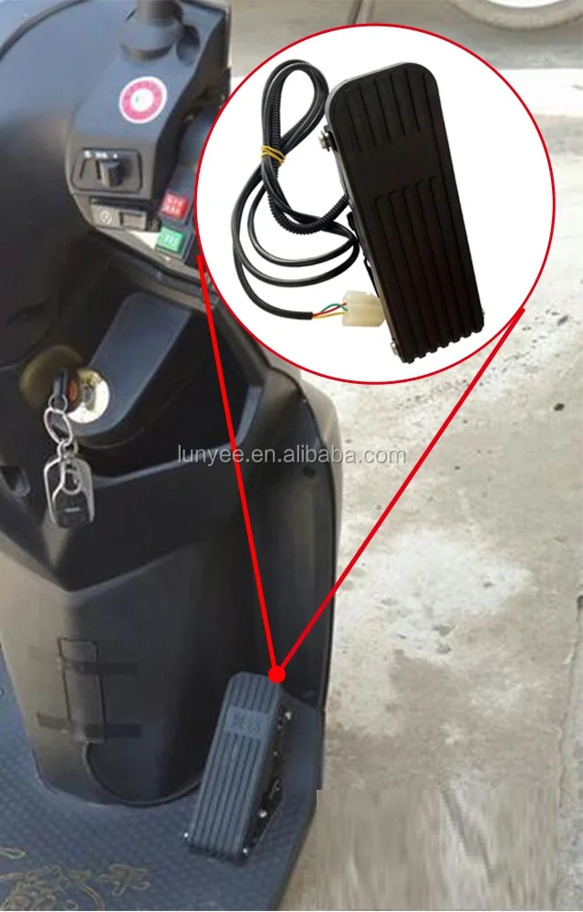 Foot Accelerator Pedal For Electric Tricycle Scooter Buy Electric