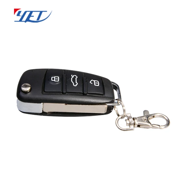 

Universal Car Alarm System RF Remote Control Switches 433mhz Learning Rolling Code