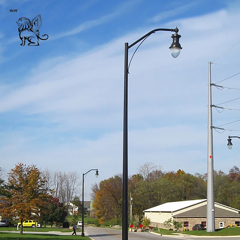 Factory Price Modern Design Metal Art Street Cast Aluminum Lamp Pole