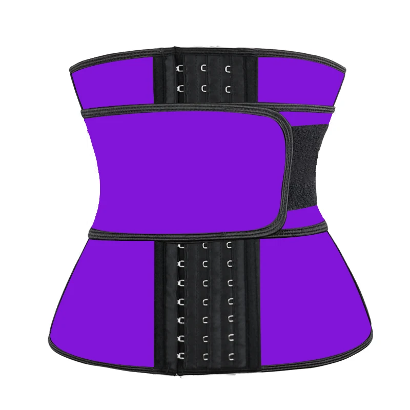 

Workout Best Slimming Latex Waist Trainer Belt And Hooks Custom Logo Waist trainer Cincher Corset, Black or customed