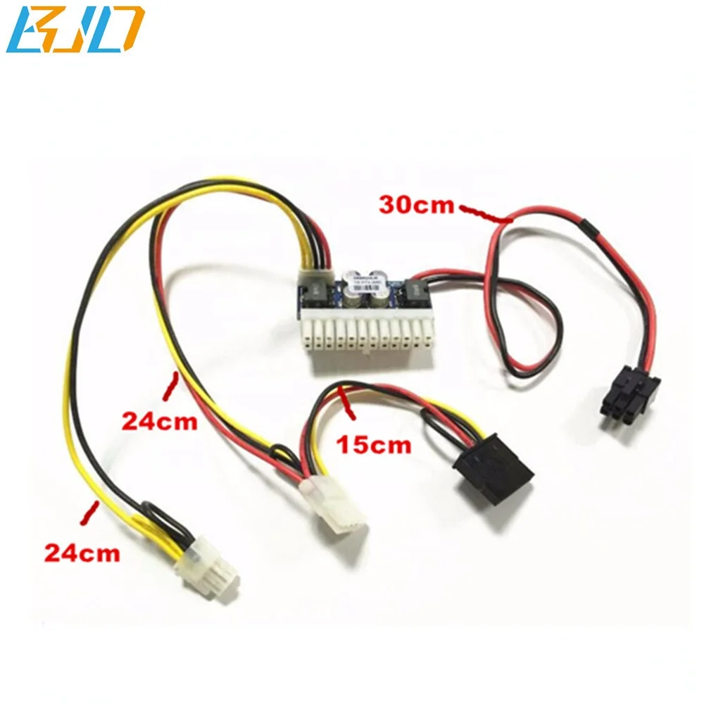 

DC 12V 250W 24Pin Pico ATX Switch PSU Car Auto for Mini ITX High Power Supply Module 6pin interface