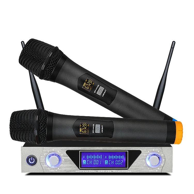 Manufacture of karaoke cordless microphone set with receiver MU868