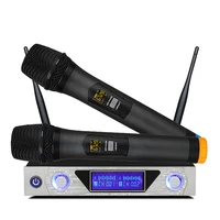 

Manufacture of karaoke cordless microphone set with receiver MU868