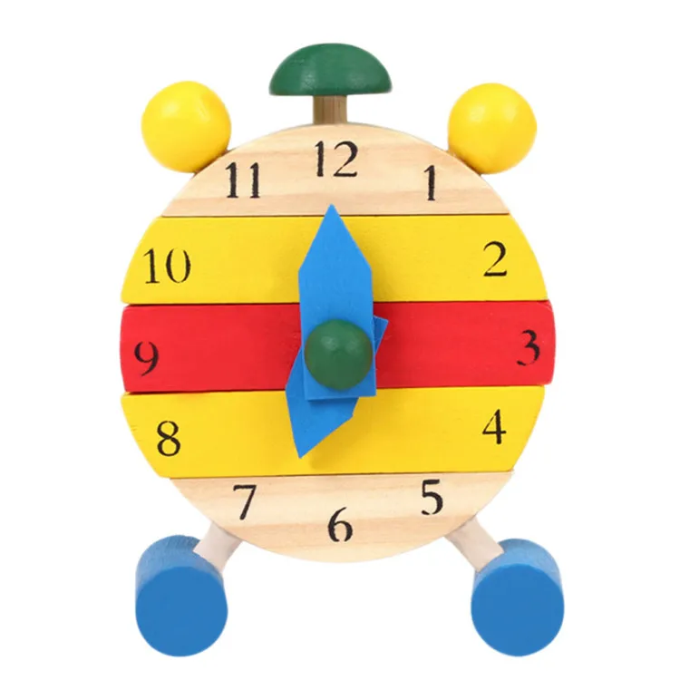 wooden alarm clock for kids