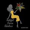 Aprise - Faithful Afro Girl OES Hotfix Rhinestone /vinyl heat Transfer Motif Designs for T-Shirt