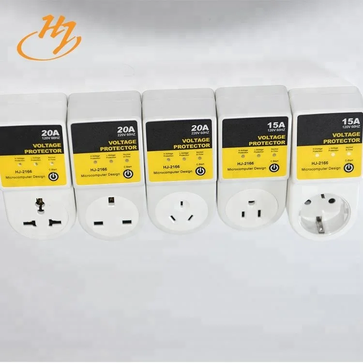 
Huijun Brand AC 110V 220V Power Surge Protector Voltage Protector 