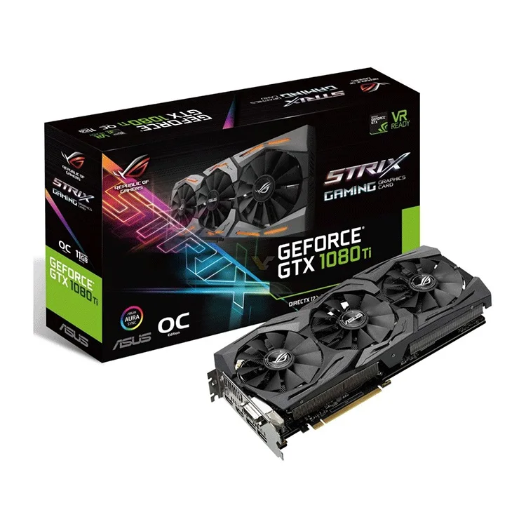 

ASUS NVIDIA GTX1080TI O11G GDDR5X 352bit Desktop Gaming Graphics Card