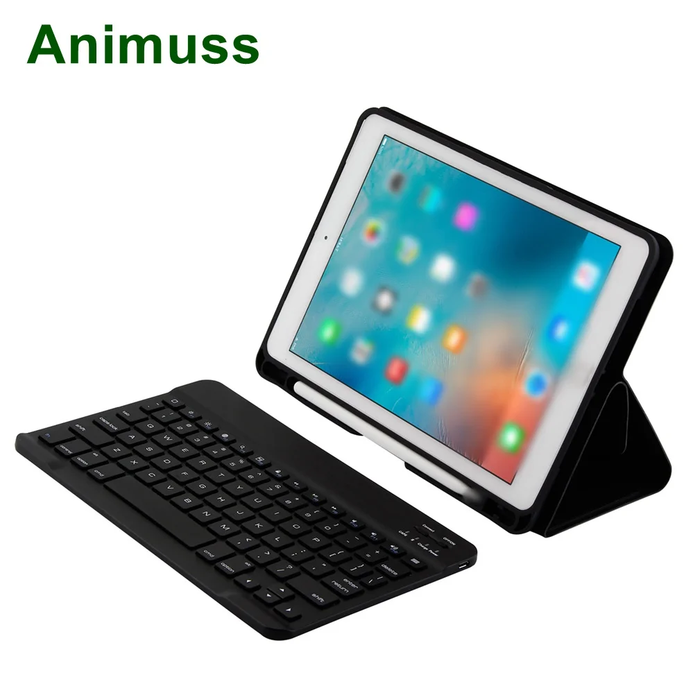 

9.7 inch Wireless Keyboard Case With Pencil Holder For iPad Pro