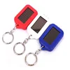 Portable Mini Solar Power Bank LED Light Keychain Torch Flashlight Key Ring KD710