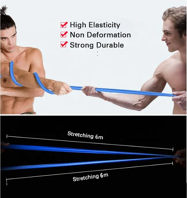 New products 100% latex fitness Yoga bands elastic sports band