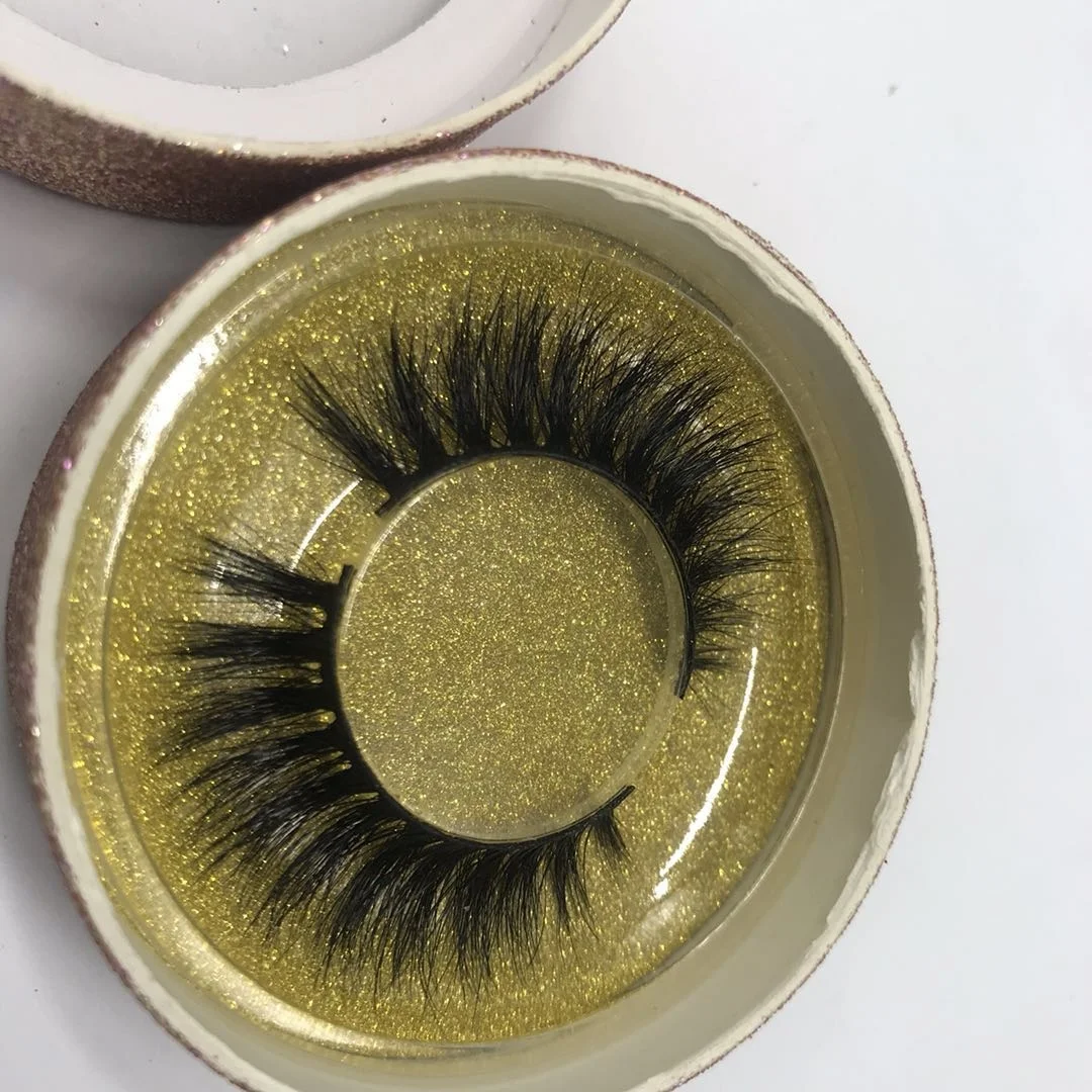 

best selling mink eyelashes vendor 100% 3D Mink Eyelashes mink lashes with Custom Eyelash Packaging, Black