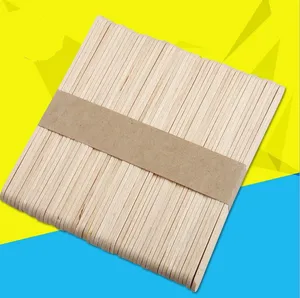 Image of 2017 Depilatory Body Wooden Tongue Depressor Paraffin Wax Spatula Stick for Hair Removal