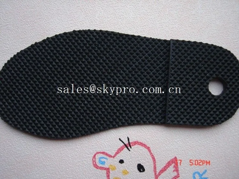 Durable TPR Rubber Sheet with 40-80 Shore A Hardness and 600mmx1400mm Size for Shoe Soles