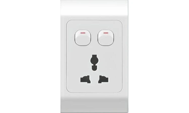 Songri 10A multi function socket with two switch