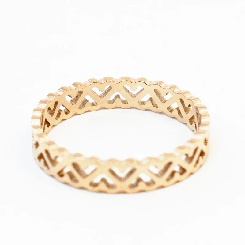 latest gold ring for girl