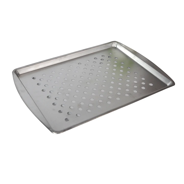 wholesale rectangle metal plain tin trays