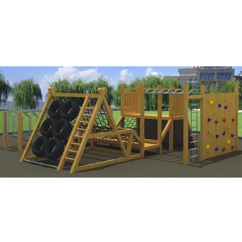 wooden outdoor play equipment