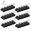 Metal Binder Clips black steel fold back clip
