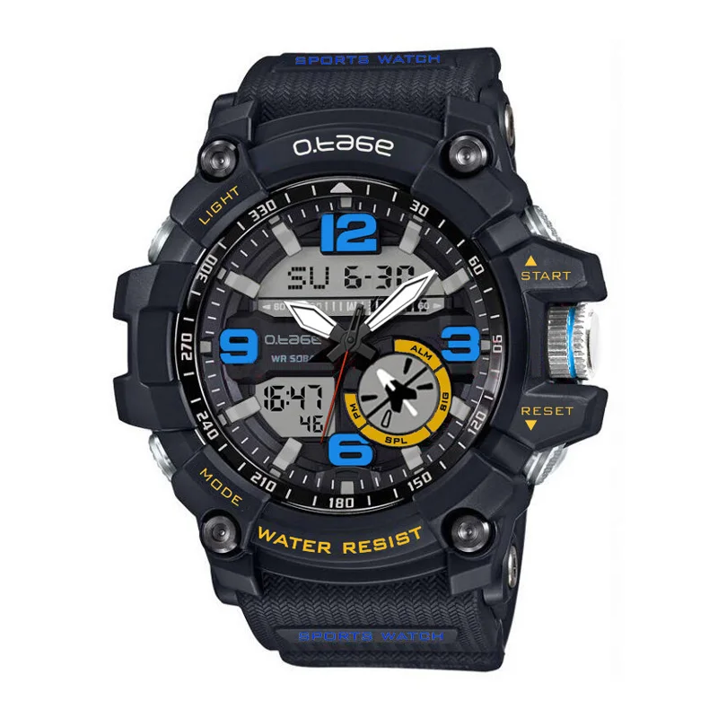 

Digital watch Shock Men's Analog Quartz Digital electronic Watch Men G Style Waterproof plastic Sports Watches, Black;red;blue...