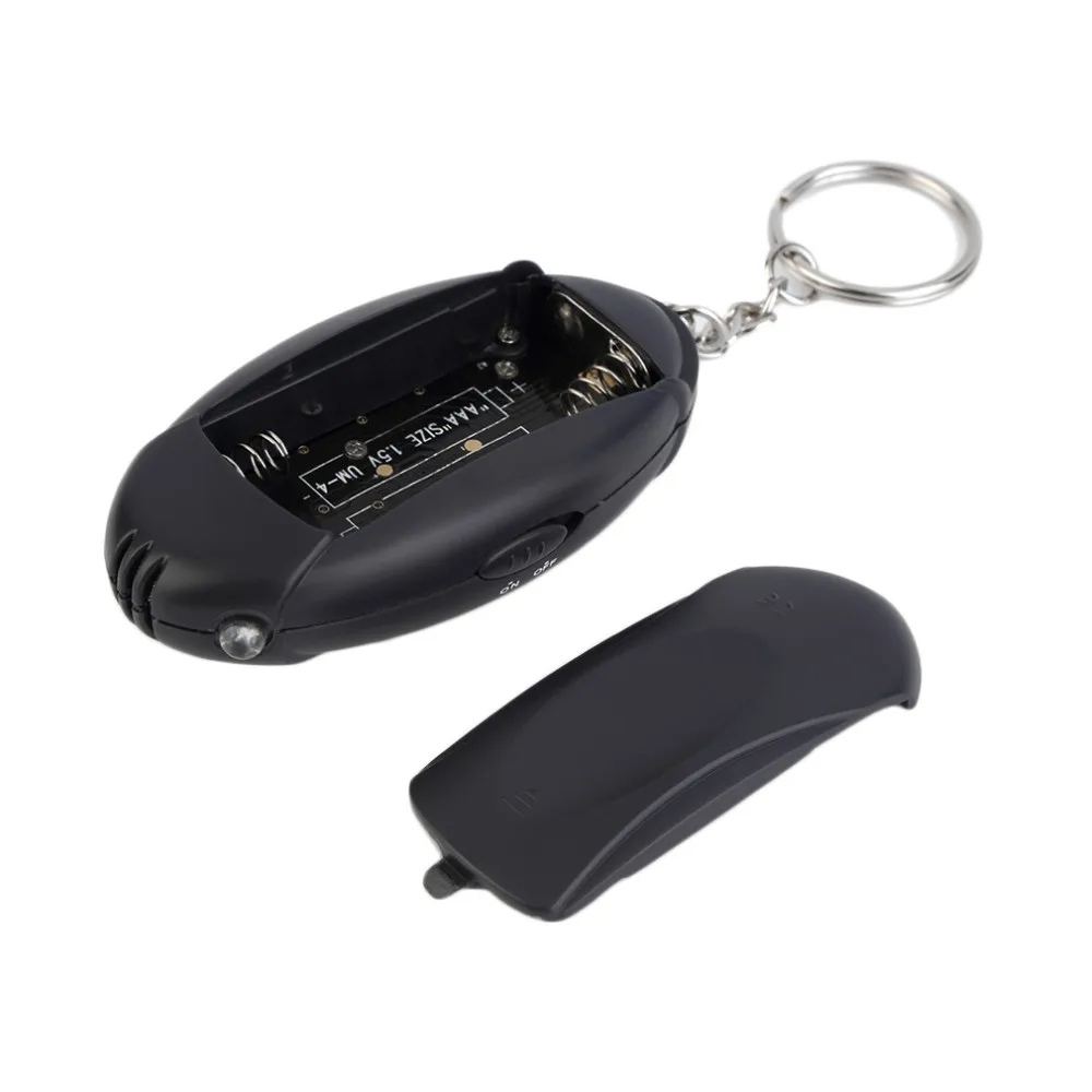 

Mini Portable Digital Alcotester 3 Flashlight Keychain Breathalyzer Alcohol Tester Red LED Light Alarm Alcohol Detector