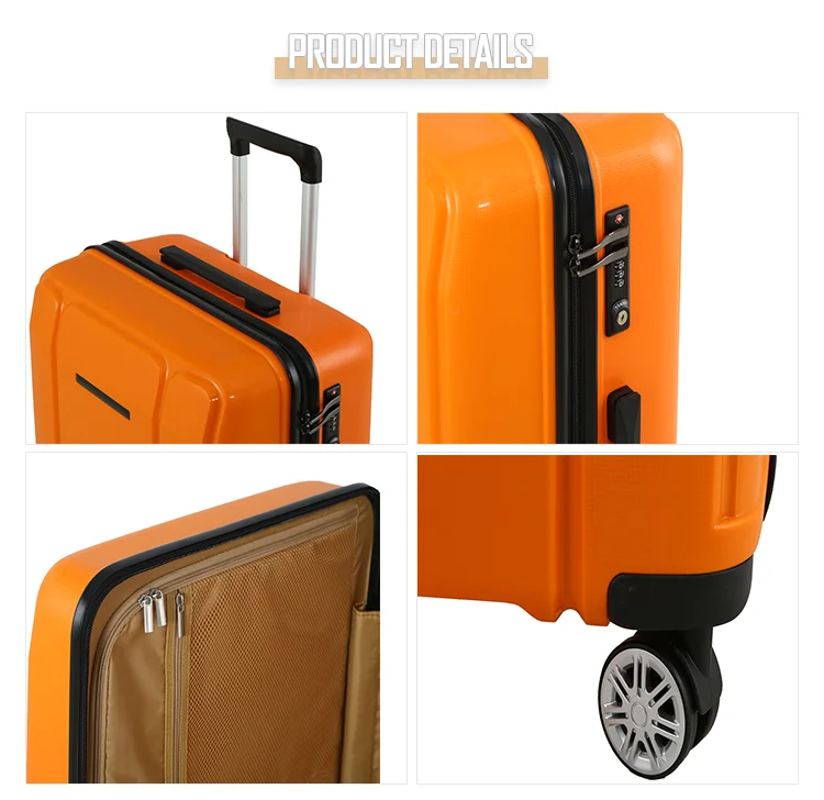 
2020 traveling bags sample luggage new arrival travel luggage set suitcase 3pcs PP travel luggage 
