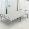 Single outdoor use space saving easy take for adults modern solid wood bed