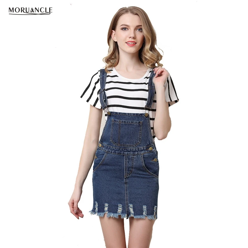 Jean Skirt Overalls - Holland Teenpornclips