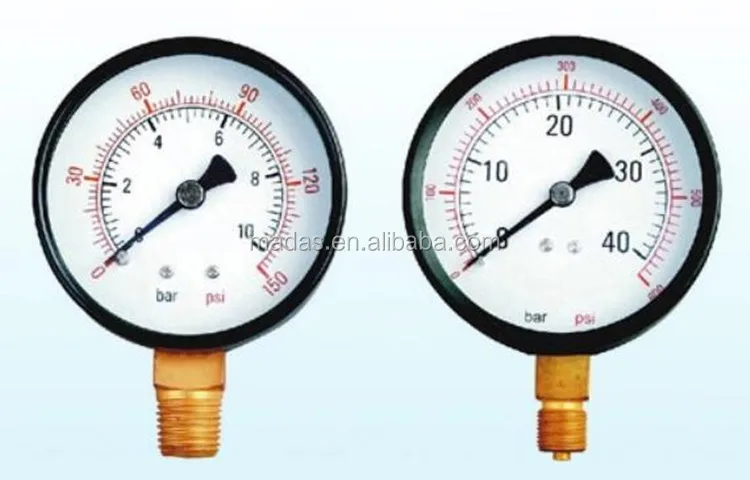 Lpg pressure gauge Micro natural gas safety pressure gauge for boiler parts