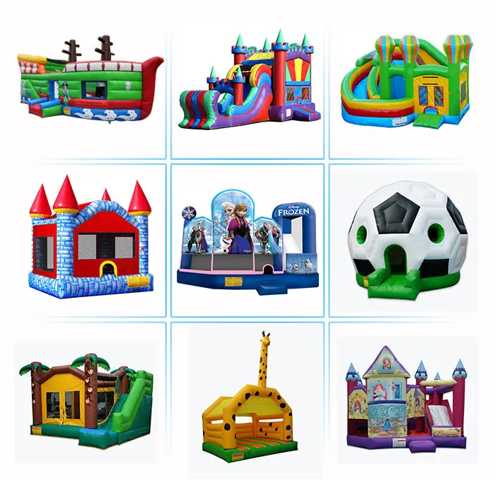Hot sale commercial cheap inflatable bouncer,jumping bouncy castle with slide