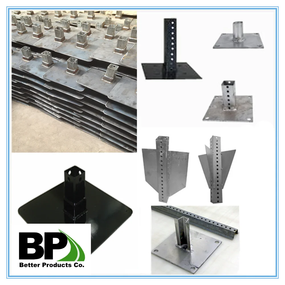 Perforated and Galvanized Traffic Safety Posts