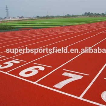 Athletic rubber jogging track synthetic 
