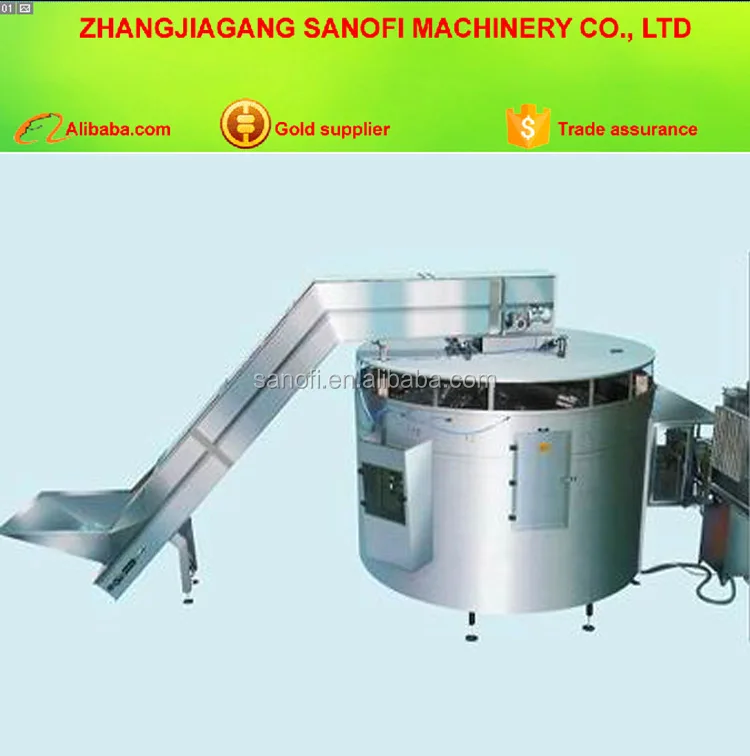 Sus304 Automatic Pet Bottle Unscrambler Sorting Machine Bottle Feeder