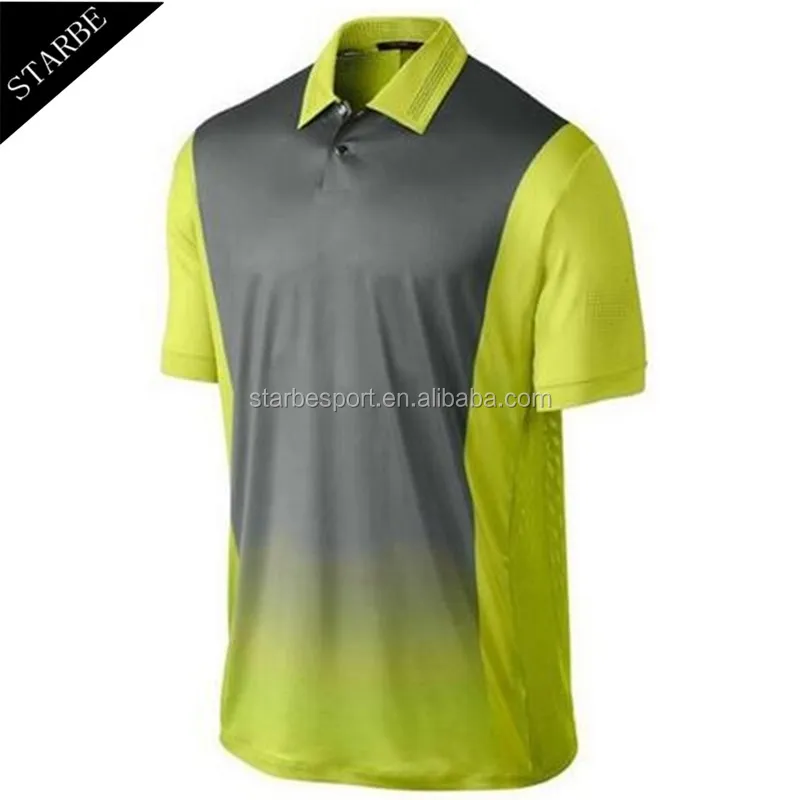 

Dye sublimation polyester golf polo shirts / Mens customized polo t shirt / full printing golf polo, Customized color